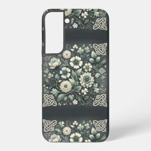 Whispered Clover Knotwork Garden Samsung Galaxy S22+ Case
