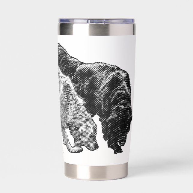 Whispered Dots of Autumn Insulated Tumbler (Back)
