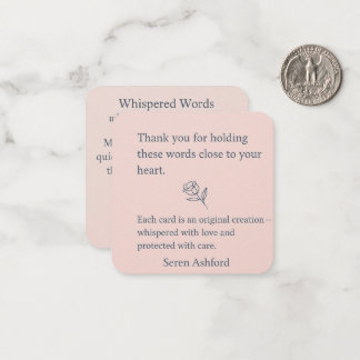 Whispered Words-V1_thank you note Card