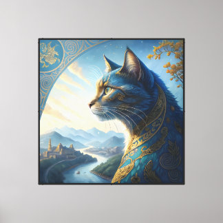 Whisperfang of the Golden Realm Canvas Print