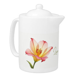 Whispering Affection Lilies Teapot
