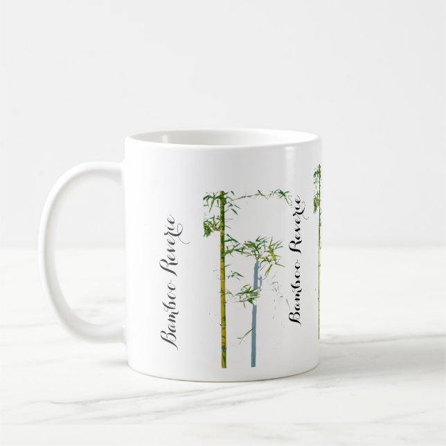 Whispering Bamboo Between Growth and Void Fragment Coffee Mug (Left)