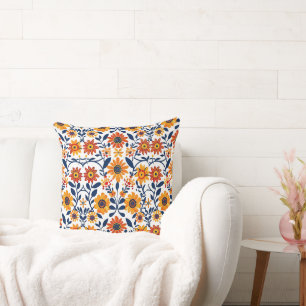Whispering Blooms 20x20 Throw Pillow