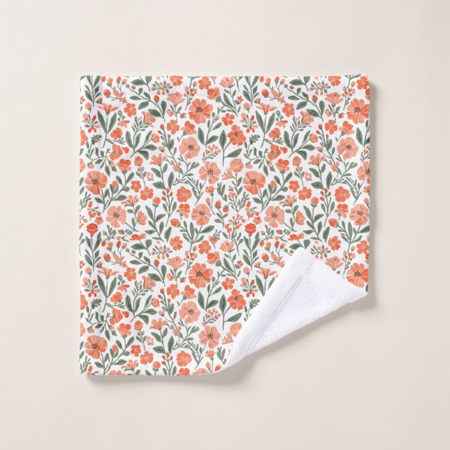 Whispering blossoms of grace wash cloth (Wash Cloth)