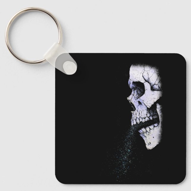 Whispering Bones Keychain (Front)