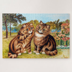 Whispering Cat, Louis Wain Jigsaw Puzzle