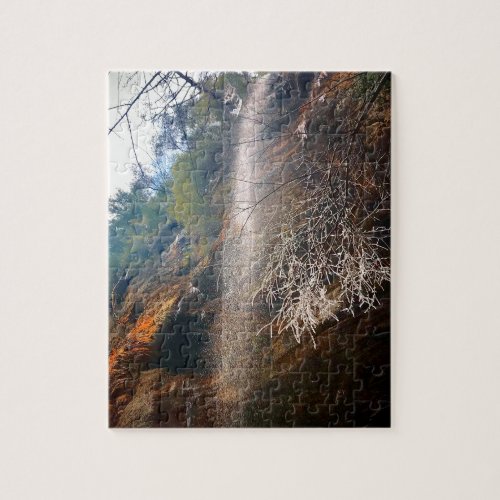 Whispering Falls Hocking Hills Ohio Jigsaw Puzzle