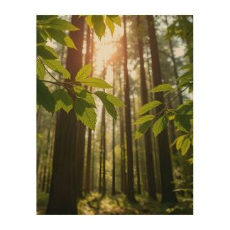 Whispering Forest Wood Wall Art