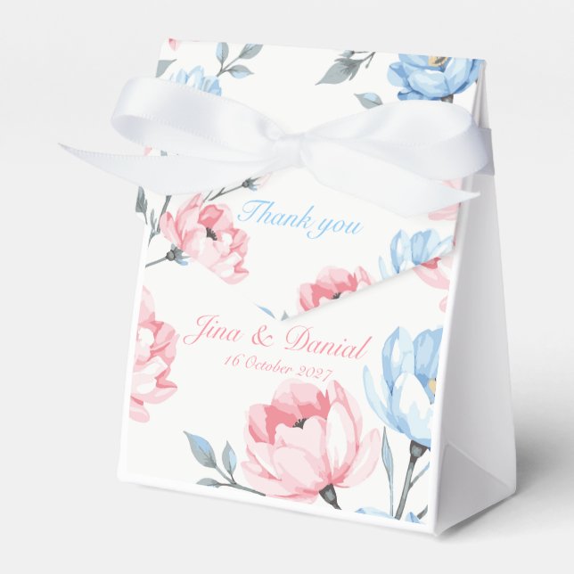 Whispering Garden Favor Boxes (Front Side)