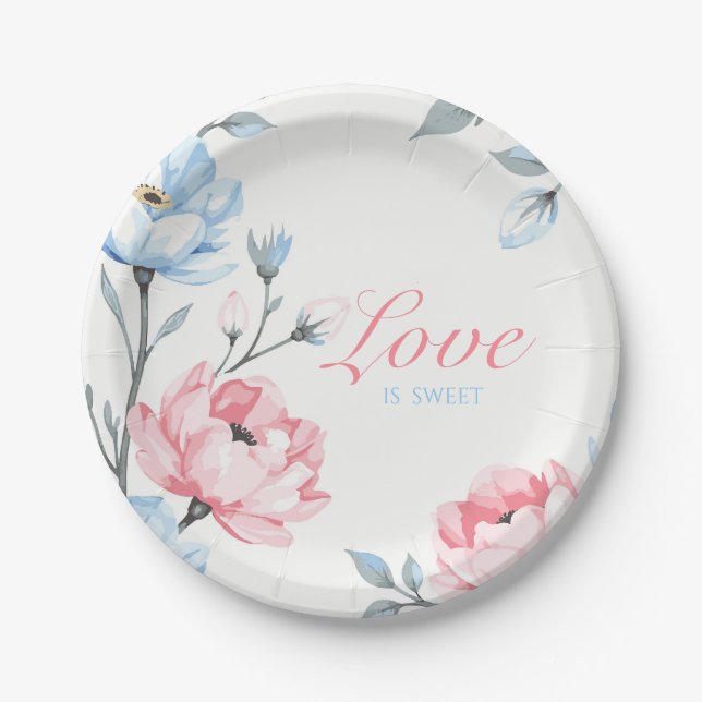 Whispering Garden  Paper Plates (Front)