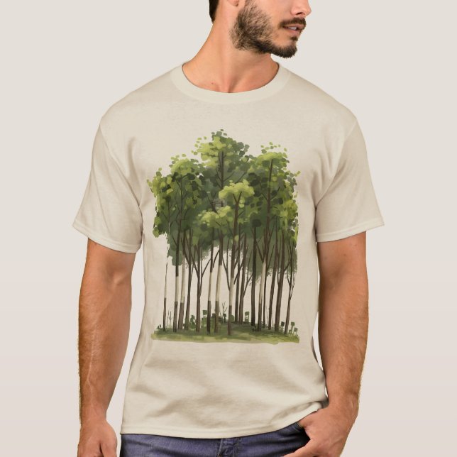 Whispering Grove Men's Basic T-Shirt (Front)