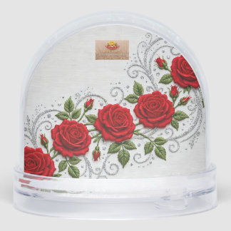 Whispering Kiss of Love Snow Globe