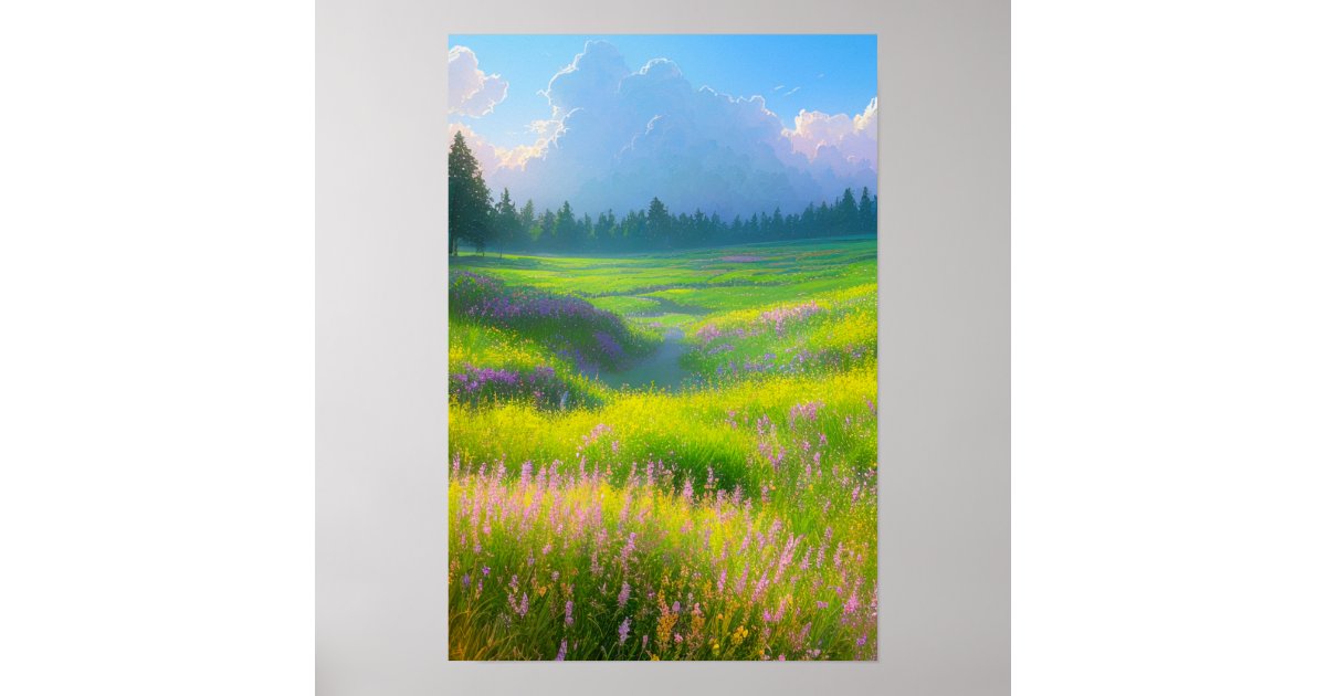 Whispering Meadows Poster | Zazzle