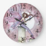Whispering Moon Fairy Fantasy Art Clock