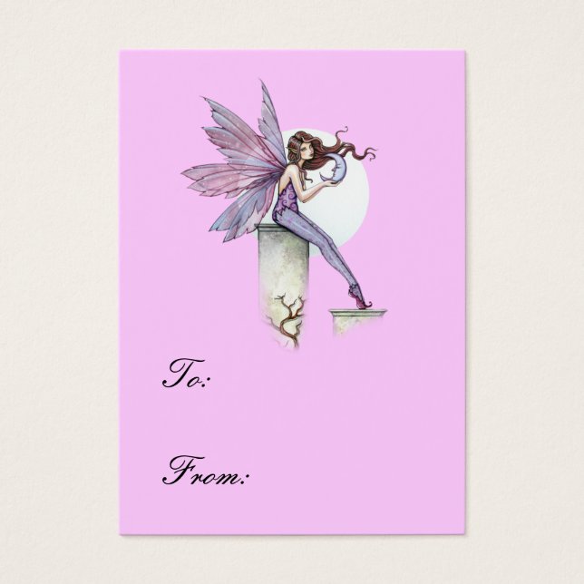 Whispering Moon Fairy gift Tag (Front)