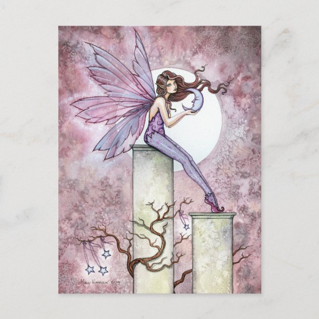 Whispering Moon Fairy Postcard (Front)
