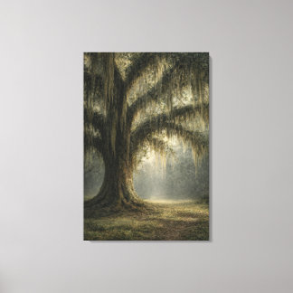 Whispering Oak | Moody Southern Landscape | Canvas Print