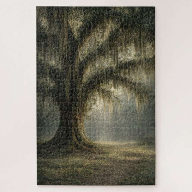 Whispering Oak | Moody Southern Landscape | Puzzle (Vertical)