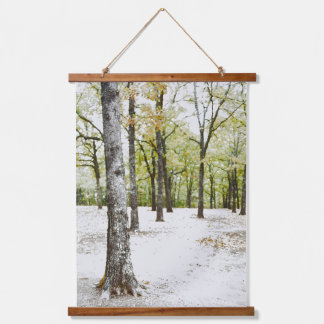Whispering Oak Trees Nature Inspired Wall Tapestry