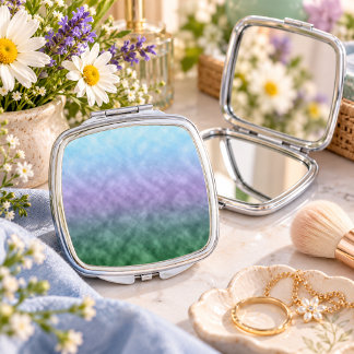 Whispering Pastel Vale Compact Mirror