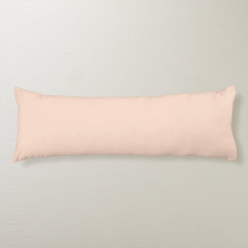 Whispering Peach Solid Color Body Pillow