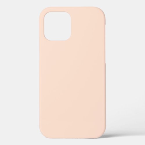 Whispering Peach Solid Color iPhone 12 Case