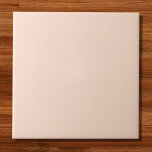 Whispering Peach Solid Color Ceramic Tile<br><div class="desc">Whispering Peach Solid Color</div>