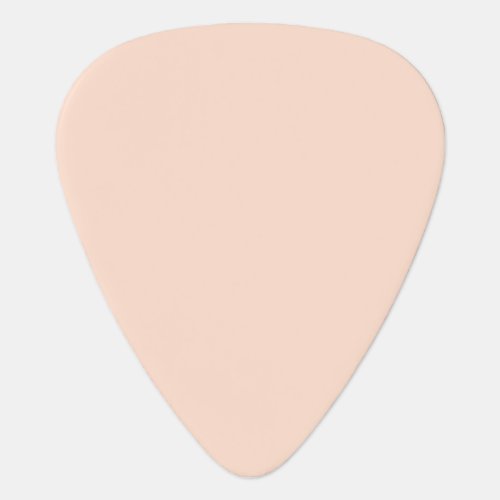 Whispering Peach Solid Color Guitar Pick