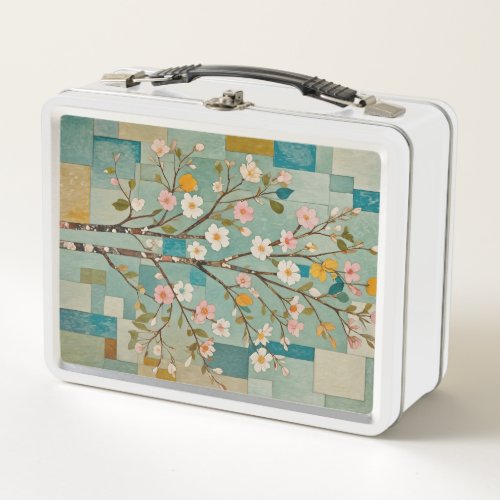 Whispering Petals Metal Lunch Box