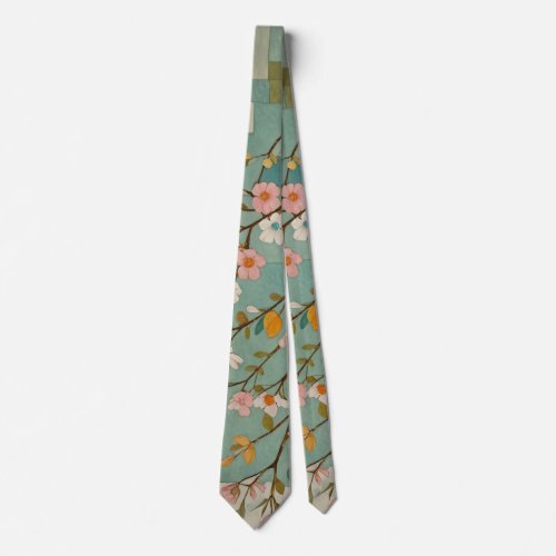 Whispering Petals Neck Tie