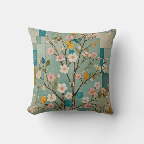 Whispering Petals Throw Pillow