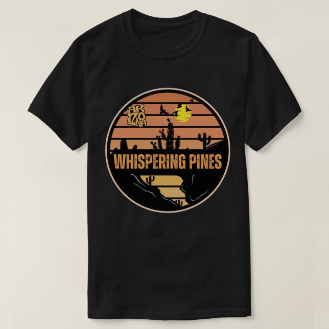 Whispering Pines, Arizona T-Shirt (Design Front)