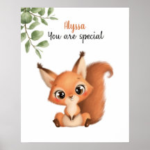Whispering Squirrel Affirmations Customizable