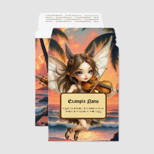 Whispering Strings of the Sunset Fairy.  Envelope Mailers