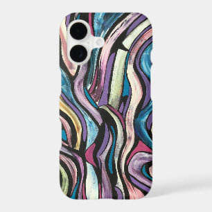 Whispering Tree-Hand Painted Abstract Art iPhone 17 Case