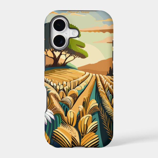 Whispering Wheat Iphone Case (Back)