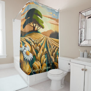 Whispering Wheat Shower Curtain