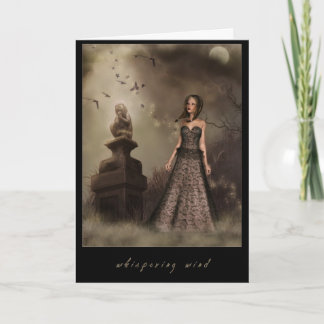 Whispering wind card
