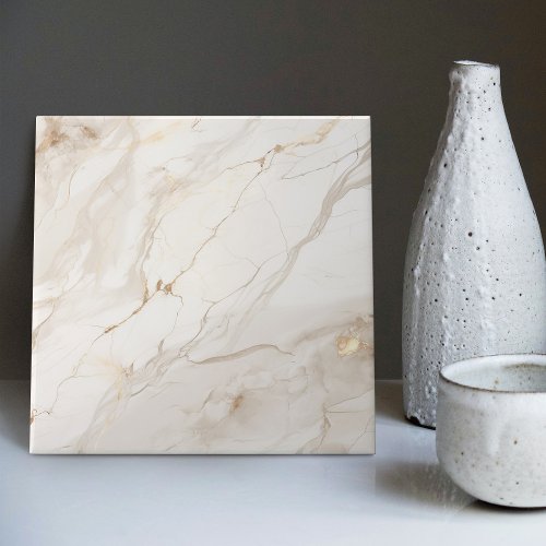 Whispering Winds Faux Marble Tile Print