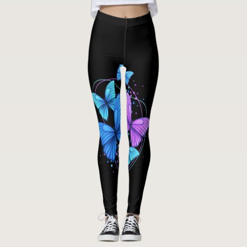  Whispering Wings A Butterflys Tale Leggings