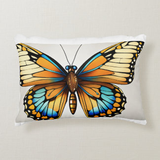 "Whispering Wings: Butterfly Bliss Pillow Cover"