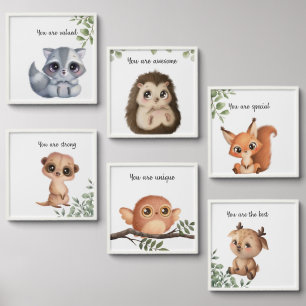 Whispering Woods Affirmations Peel And Stick Photo Tile