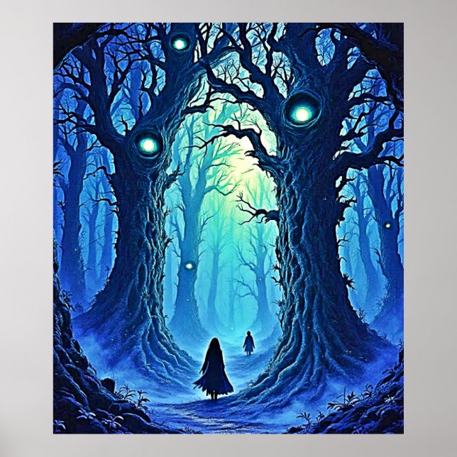 Whispering Woods Dark Fantasy Poster (Front)