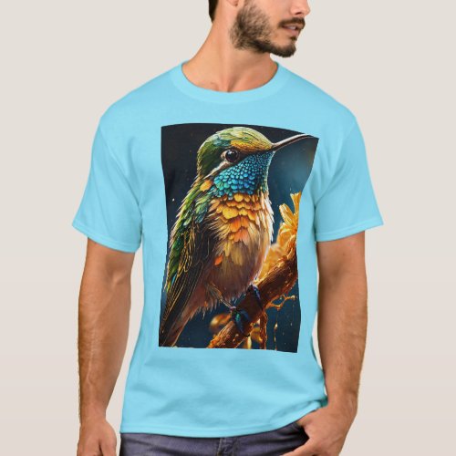 Whispering woods Songbird in the Sunlight  T_Shirt