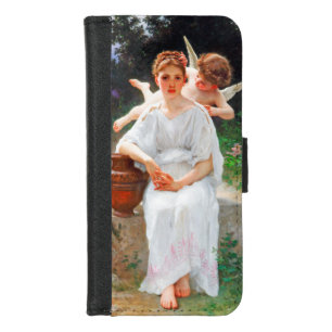 Whisperings of Love, Bouguereau iPhone 8/7 Wallet Case