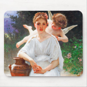 Whisperings of Love, Bouguereau Mouse Pad