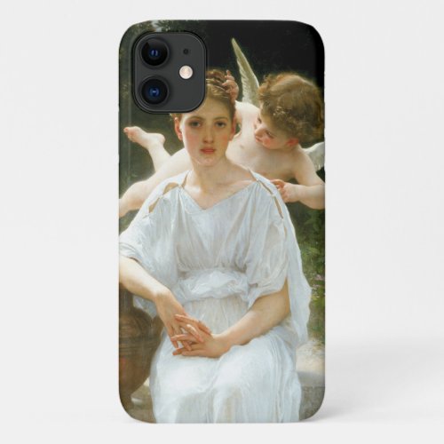 Whisperings of Love First Reverie by Bouguereau iPhone 11 Case