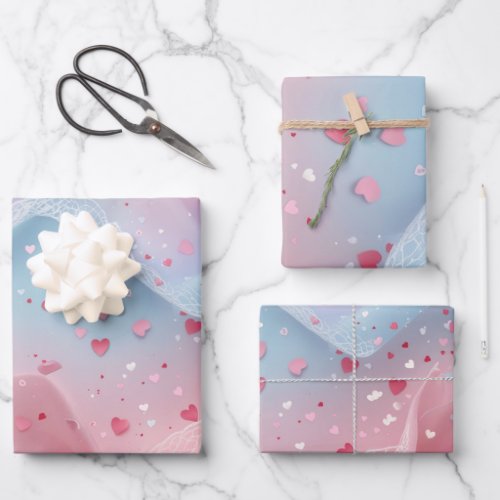 Whispers in Lace Wrapping Paper Sheets