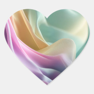 Whispers in Pastel Motion Heart Sticker