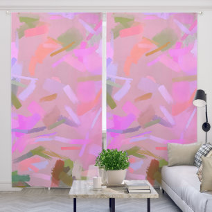 Whispers In Pink Blackout Curtains